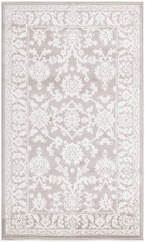Light Gray 3' 1 x 5' 3 Charlotte Rectangle Area Rug 100% Polypropylene With Jute Backing Traditional Classical Durable Carpet for Living Dining Office Rooms for Sale at Rug Engine