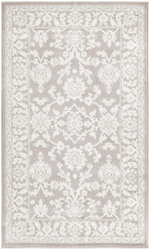 Light Gray 3' 1 x 5' 3 Charlotte Rectangle Area Rug 100% Polypropylene With Jute Backing Traditional Classical Durable Carpet for Living Dining Office Rooms for Sale at Rug Engine