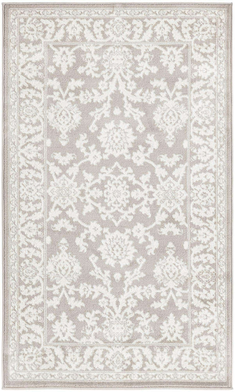 Light Gray 3' 1 x 5' 3 Charlotte Rectangle Area Rug 100% Polypropylene With Jute Backing Traditional Classical Durable Carpet for Living Dining Office Rooms for Sale at Rug Engine