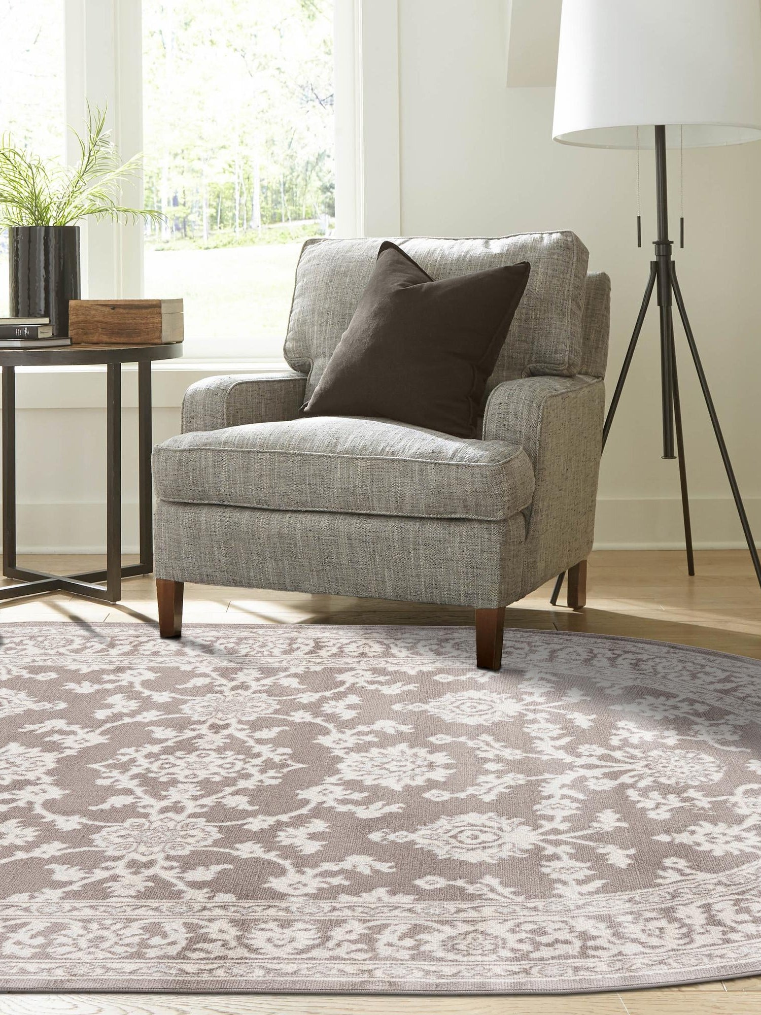 Light Gray 4' 1 x 6' 1 Charlotte Oval Area Rug 100% Polypropylene With Jute Backing Traditional Classical Durable Carpet for Living Dining Office Rooms for Sale at Rug Engine