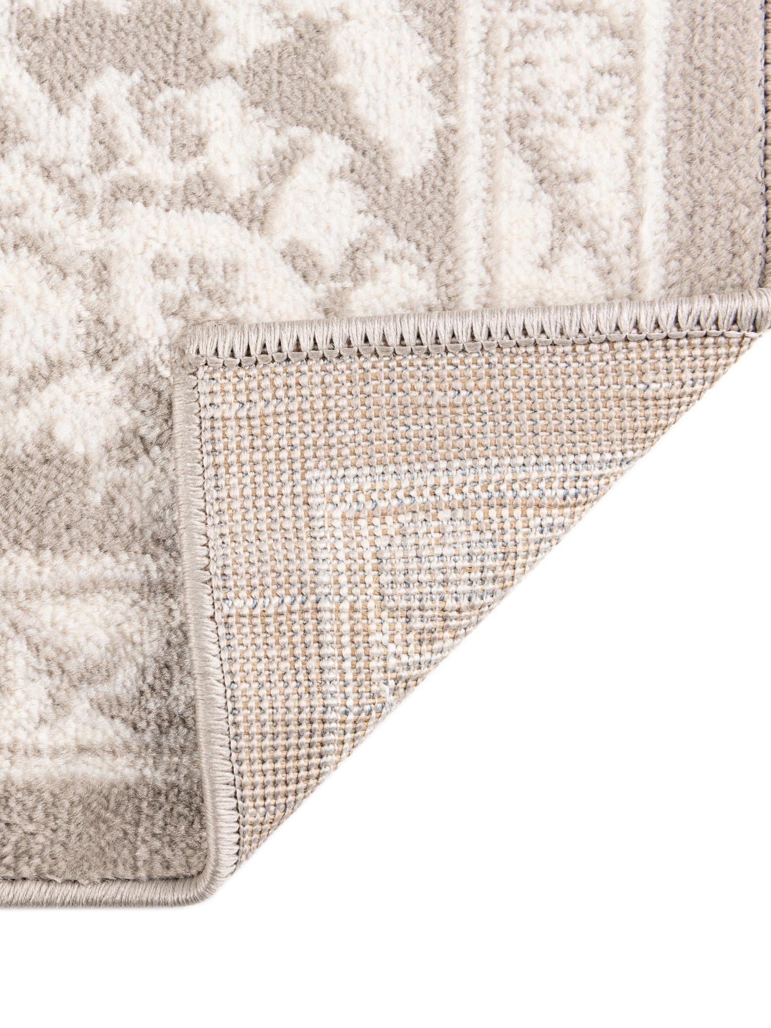 Light Gray 5' 3 x 8' Charlotte Rectangle Area Rug 100% Polypropylene With Jute Backing Traditional Classical Durable Carpet for Living Dining Office Rooms for Sale at Rug Engine