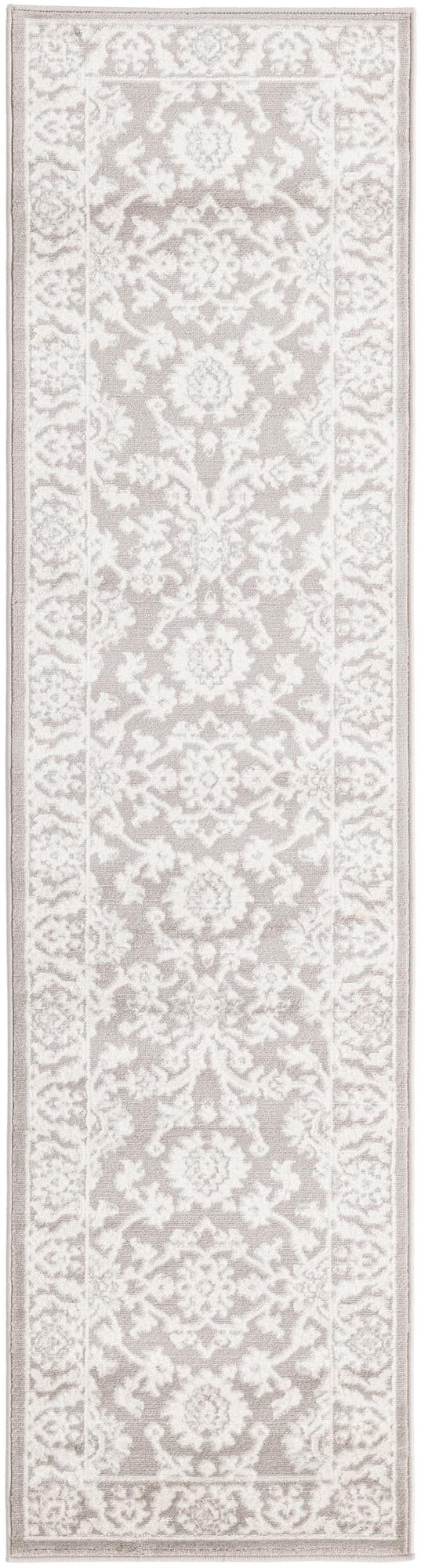 Light Gray 2' x 8' Charlotte Runner Area Rug 100% Polypropylene With Jute Backing Traditional Classical Durable Carpet for Living Dining Office Rooms for Sale at Rug Engine
