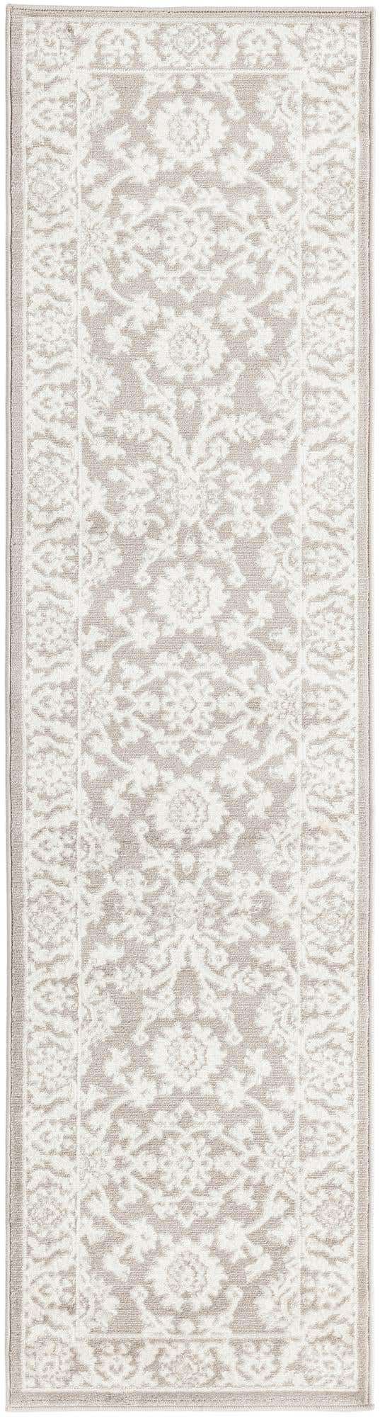 Light Gray 2' x 8' Charlotte Runner Area Rug 100% Polypropylene With Jute Backing Traditional Classical Durable Carpet for Living Dining Office Rooms for Sale at Rug Engine
