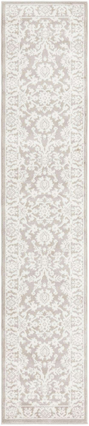 Light Gray 2' x 10' Charlotte Runner Area Rug 100% Polypropylene With Jute Backing Traditional Classical Durable Carpet for Living Dining Office Rooms for Sale at Rug Engine