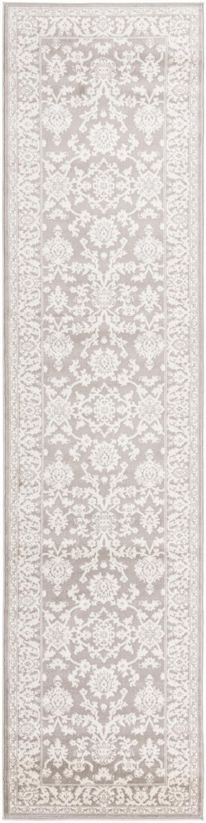Light Gray 3' 1 x 13' 1 Charlotte Runner Area Rug 100% Polypropylene With Jute Backing Traditional Classical Durable Carpet for Living Dining Office Rooms for Sale at Rug Engine