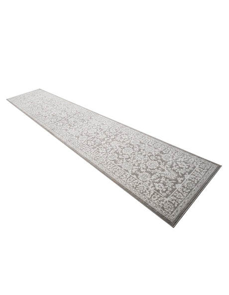 Light Gray 3' 1 x 16' 5 Charlotte Runner Area Rug 100% Polypropylene With Jute Backing Traditional Classical Durable Carpet for Living Dining Office Rooms for Sale at Rug Engine