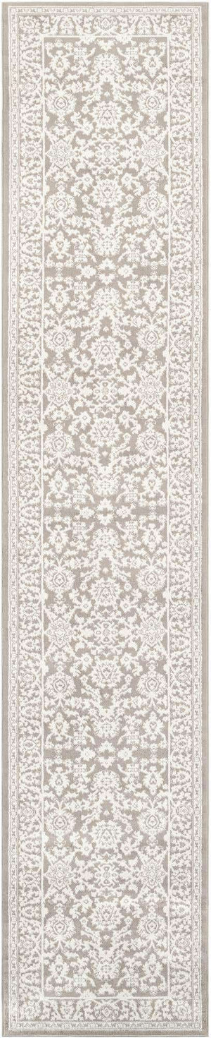 Light Gray 3' 1 x 16' 5 Charlotte Runner Area Rug 100% Polypropylene With Jute Backing Traditional Classical Durable Carpet for Living Dining Office Rooms for Sale at Rug Engine
