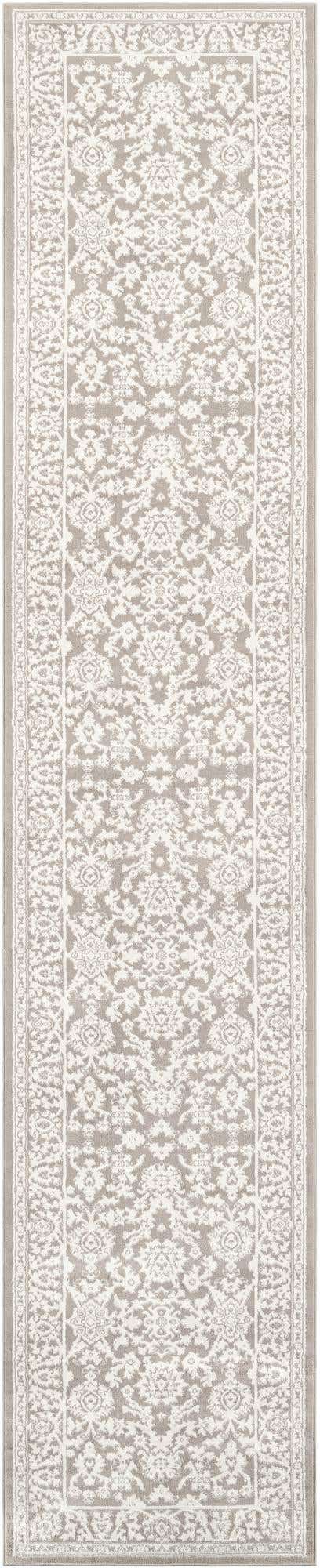 Light Gray 3' 1 x 16' 5 Charlotte Runner Area Rug 100% Polypropylene With Jute Backing Traditional Classical Durable Carpet for Living Dining Office Rooms for Sale at Rug Engine