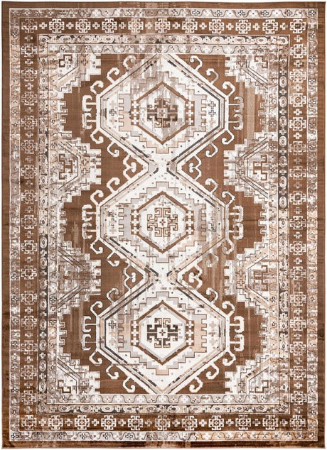 Brown 10' x 14' 1 Charlotte Rectangle Area Rug 100% Polypropylene With Jute Backing Traditional Classical Durable Carpet for Living Dining Office Rooms for Sale at Rug Engine