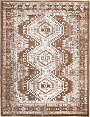 Brown 10' x 13' 1 Charlotte Rectangle Area Rug 100% Polypropylene With Jute Backing Traditional Classical Durable Carpet for Living Dining Office Rooms for Sale at Rug Engine