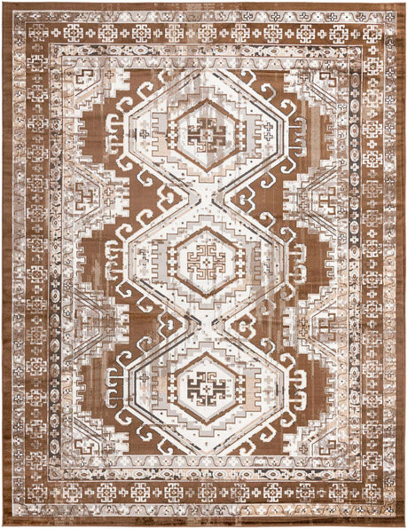 Brown 10' x 13' 1 Charlotte Rectangle Area Rug 100% Polypropylene With Jute Backing Traditional Classical Durable Carpet for Living Dining Office Rooms for Sale at Rug Engine