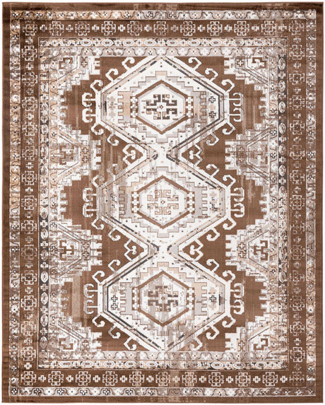 Brown 7' 10 x 10' Charlotte Rectangle Area Rug 100% Polypropylene With Jute Backing Traditional Classical Durable Carpet for Living Dining Office Rooms for Sale at Rug Engine