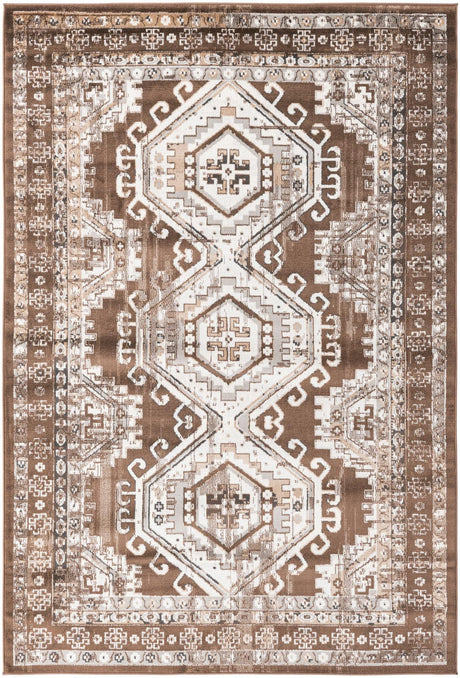 Brown 6' 1 x 9' Charlotte Rectangle Area Rug 100% Polypropylene With Jute Backing Traditional Classical Durable Carpet for Living Dining Office Rooms for Sale at Rug Engine