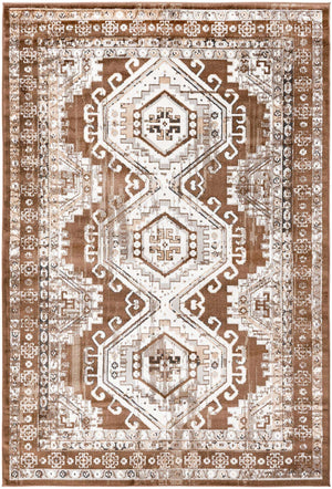 Brown 6' 1 x 9' Charlotte Rectangle Area Rug 100% Polypropylene With Jute Backing Traditional Classical Durable Carpet for Living Dining Office Rooms for Sale at Rug Engine