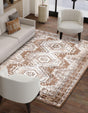 Brown 2' x 3' 1 Charlotte Rectangle Area Rug 100% Polypropylene With Jute Backing Traditional Classical Durable Carpet for Living Dining Office Rooms for Sale at Rug Engine