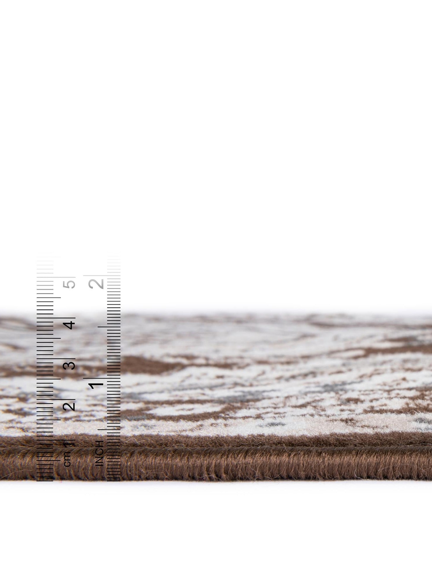 Brown 4' 1 x 6' 1 Charlotte Rectangle Area Rug 100% Polypropylene With Jute Backing Traditional Classical Durable Carpet for Living Dining Office Rooms for Sale at Rug Engine