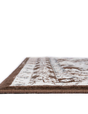 Brown 5' 3 x 5' 3 Charlotte Octagon Area Rug 100% Polypropylene With Jute Backing Traditional Classical Durable Carpet for Living Dining Office Rooms for Sale at Rug Engine