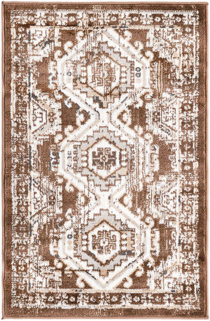 Brown 2' x 3' 1 Charlotte Rectangle Area Rug 100% Polypropylene With Jute Backing Traditional Classical Durable Carpet for Living Dining Office Rooms for Sale at Rug Engine