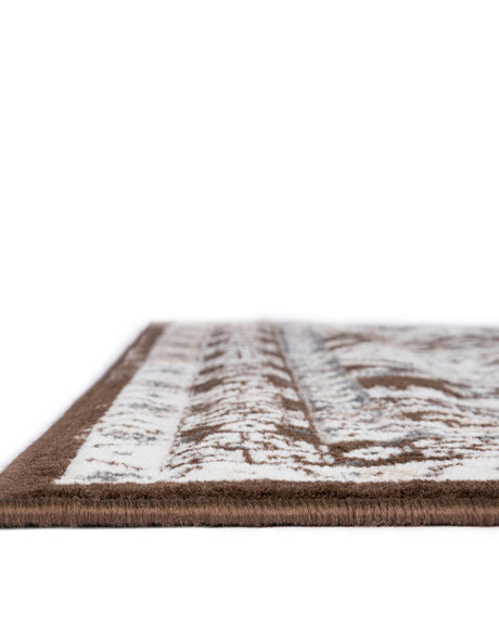 Brown 2' x 10' Charlotte Runner Area Rug 100% Polypropylene With Jute Backing Traditional Classical Durable Carpet for Living Dining Office Rooms for Sale at Rug Engine