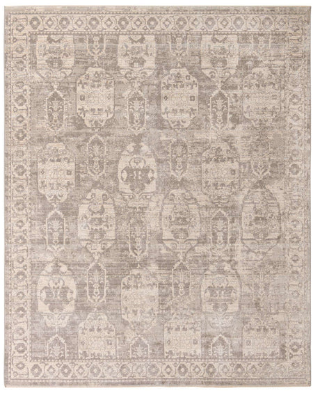 Gray 10' x 12' 4 Lola Rectangle Area Rug Polypropylene With Jute Backing Traditional Pattern Easy Clean Carpet for Home Interior Design for Sale at Rug Engine
