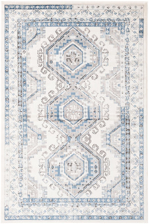 Ivory Aqua 5' 3 x 8' Charlotte Rectangle Area Rug 100% Polypropylene With Jute Backing Traditional Classical Durable Carpet for Living Dining Office Rooms for Sale at Rug Engine