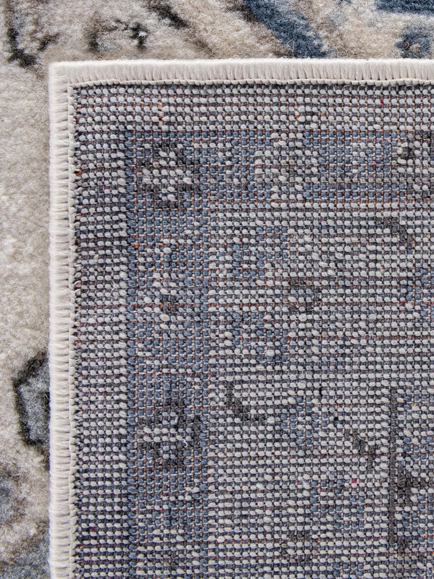 Ivory Aqua 3' 1 x 13' 1 Charlotte Runner Area Rug 100% Polypropylene With Jute Backing Traditional Classical Durable Carpet for Living Dining Office Rooms for Sale at Rug Engine