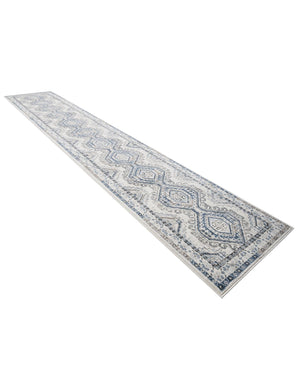 Ivory Aqua 3' 1 x 16' 5 Charlotte Runner Area Rug 100% Polypropylene With Jute Backing Traditional Classical Durable Carpet for Living Dining Office Rooms for Sale at Rug Engine