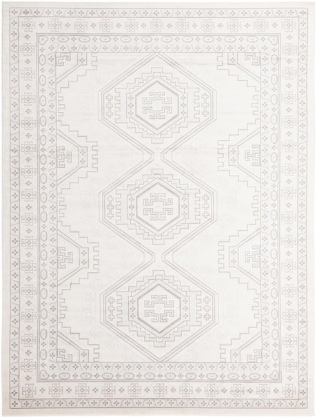 Ivory 9' x 12' Charlotte Rectangle Area Rug 100% Polypropylene With Jute Backing Traditional Classical Durable Carpet for Living Dining Office Rooms for Sale at Rug Engine
