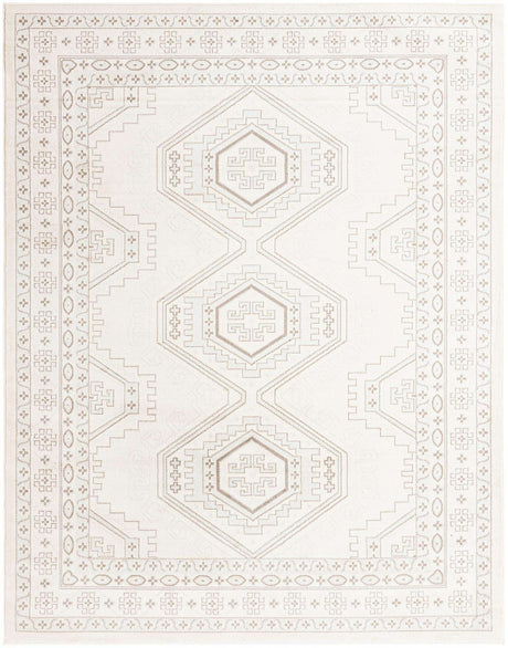 Ivory 7' 10 x 10' Charlotte Rectangle Area Rug 100% Polypropylene With Jute Backing Traditional Classical Durable Carpet for Living Dining Office Rooms for Sale at Rug Engine