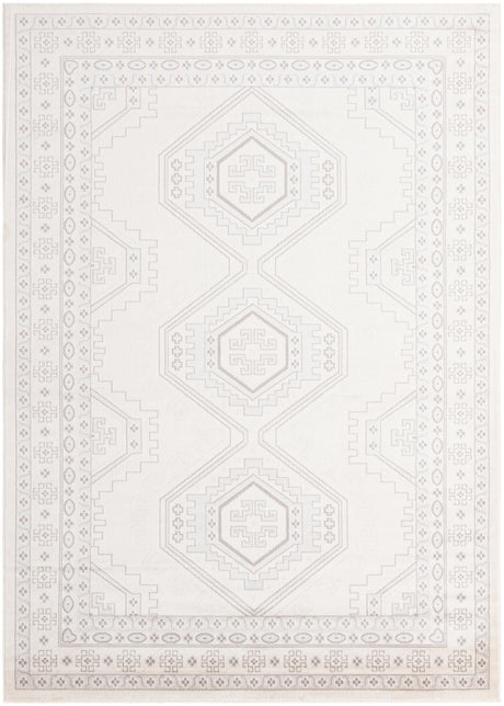 Ivory 7' 1 x 10' Charlotte Rectangle Area Rug 100% Polypropylene With Jute Backing Traditional Classical Durable Carpet for Living Dining Office Rooms for Sale at Rug Engine