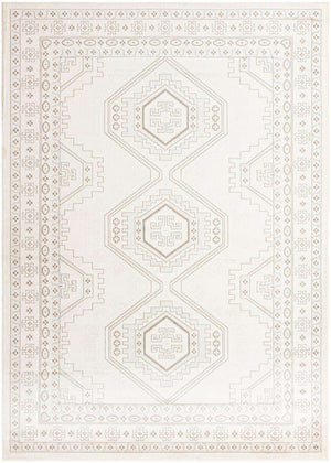 Ivory 7' 1 x 10' Charlotte Rectangle Area Rug 100% Polypropylene With Jute Backing Traditional Classical Durable Carpet for Living Dining Office Rooms for Sale at Rug Engine