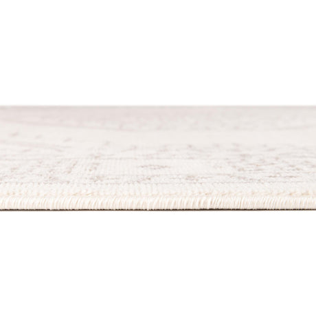 Ivory 9' x 12' Charlotte Rectangle Area Rug 100% Polypropylene With Jute Backing Traditional Classical Durable Carpet for Living Dining Office Rooms for Sale at Rug Engine