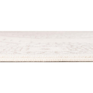 Ivory 5' 3 x 8' Charlotte Rectangle Area Rug 100% Polypropylene With Jute Backing Traditional Classical Durable Carpet for Living Dining Office Rooms for Sale at Rug Engine