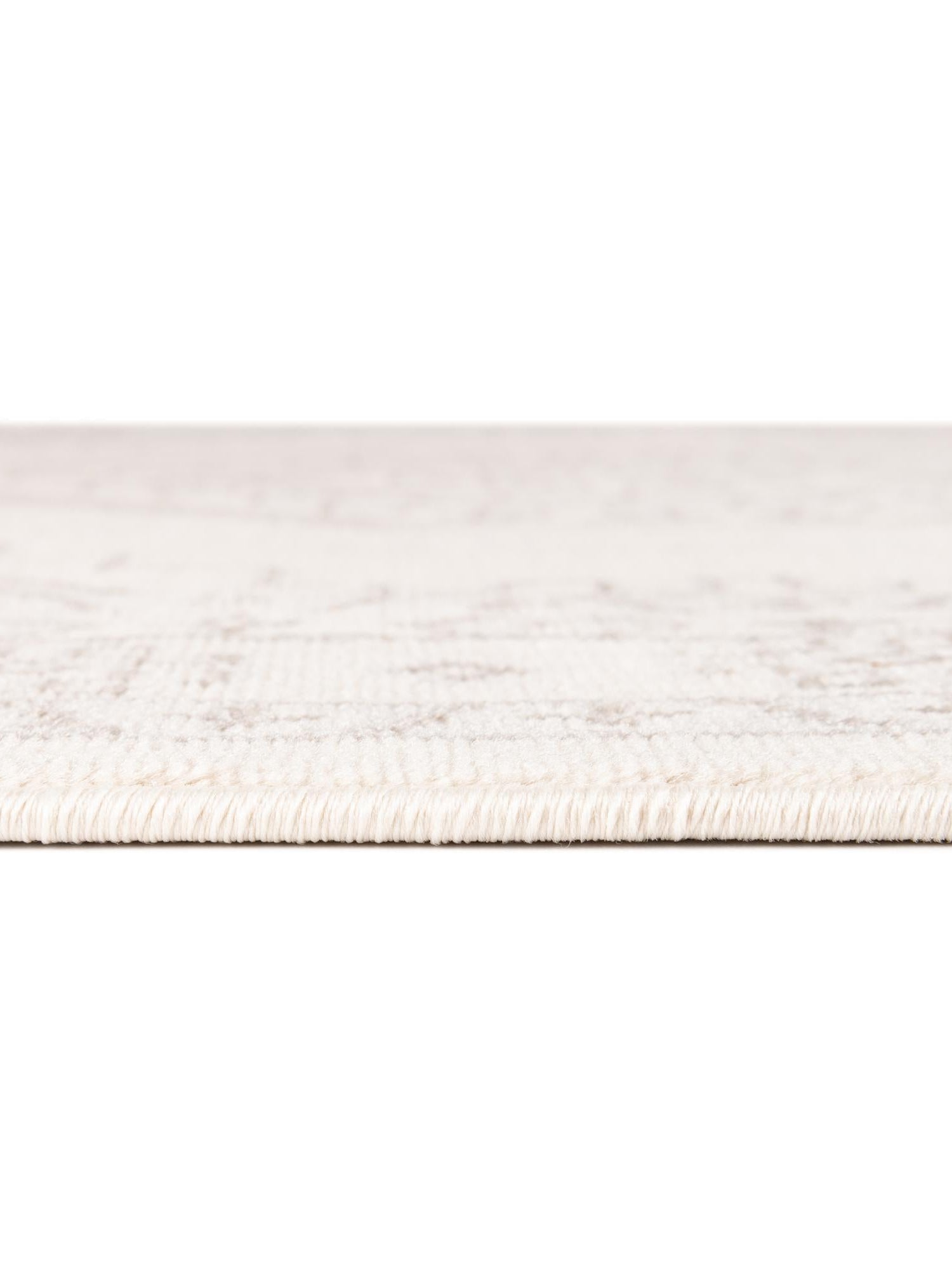 Ivory 4' 1 x 6' 1 Charlotte Rectangle Area Rug 100% Polypropylene With Jute Backing Traditional Classical Durable Carpet for Living Dining Office Rooms for Sale at Rug Engine