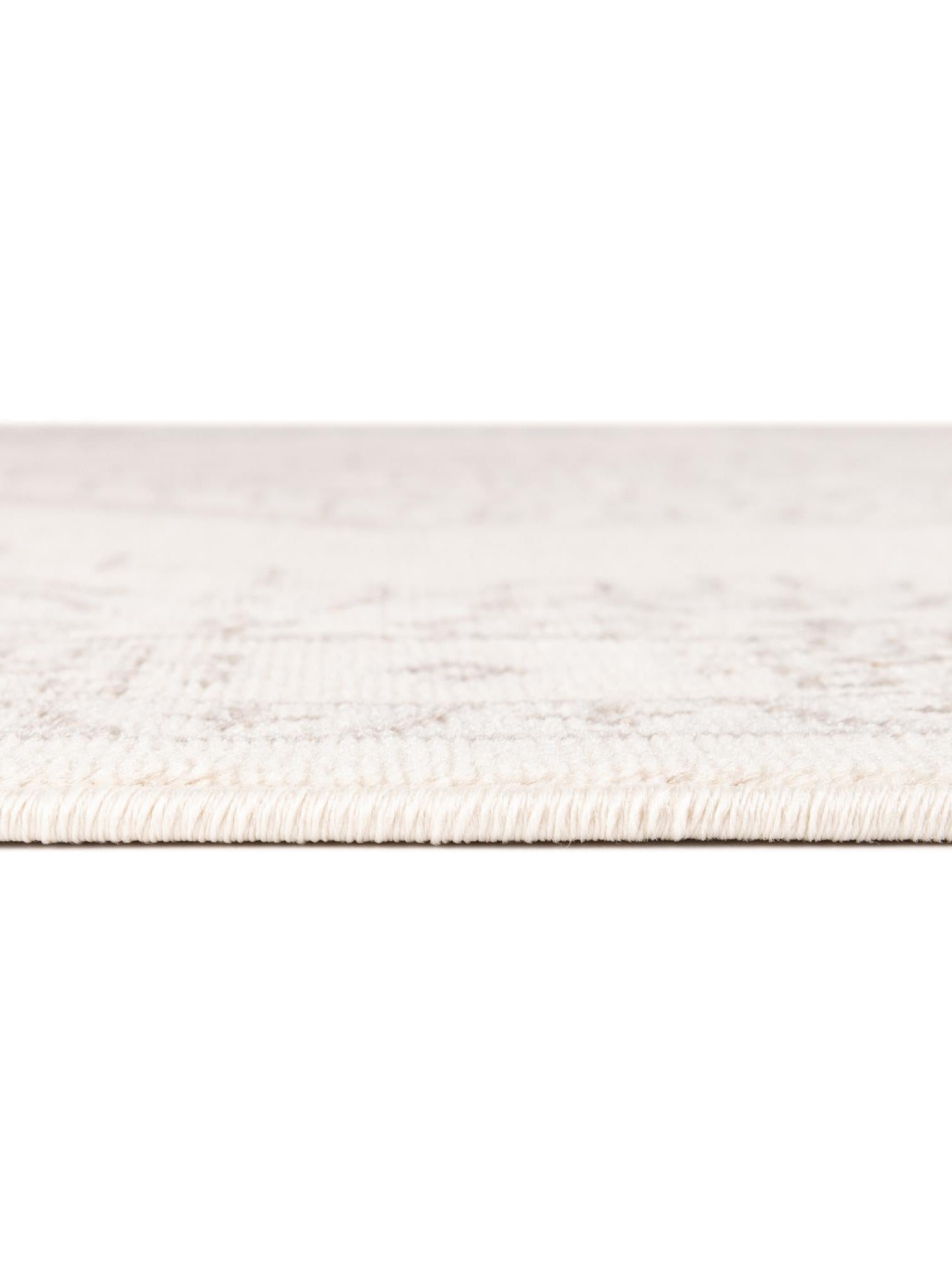 Ivory 3' 1 x 3' 1 Charlotte Round Area Rug 100% Polypropylene With Jute Backing Traditional Classical Durable Carpet for Living Dining Office Rooms for Sale at Rug Engine