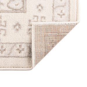 Ivory 7' 10 x 7' 10 Charlotte Square Area Rug 100% Polypropylene With Jute Backing Traditional Classical Durable Carpet for Living Dining Office Rooms for Sale at Rug Engine