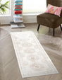 Ivory 3' 1 x 13' 1 Charlotte Runner Area Rug 100% Polypropylene With Jute Backing Traditional Classical Durable Carpet for Living Dining Office Rooms for Sale at Rug Engine