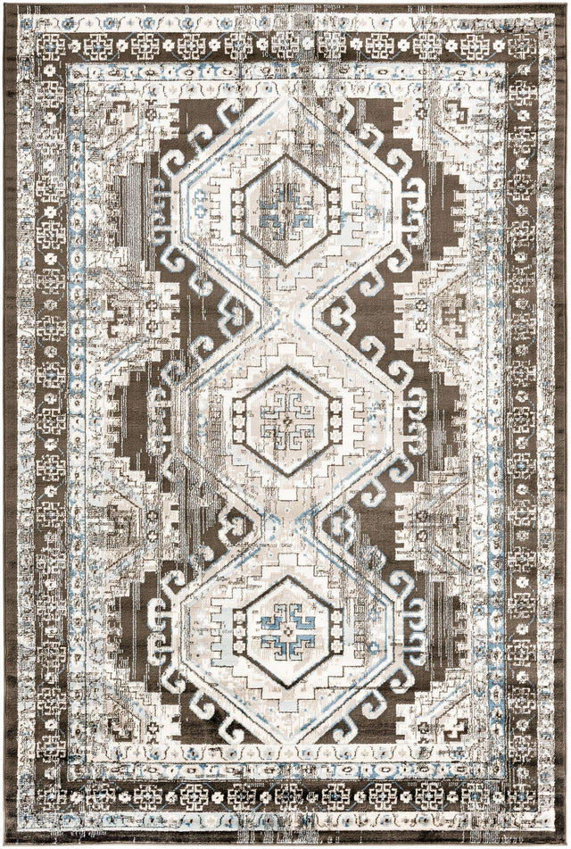 Gray 6' 1 x 9' Charlotte Rectangle Area Rug 100% Polypropylene With Jute Backing Traditional Classical Durable Carpet for Living Dining Office Rooms for Sale at Rug Engine