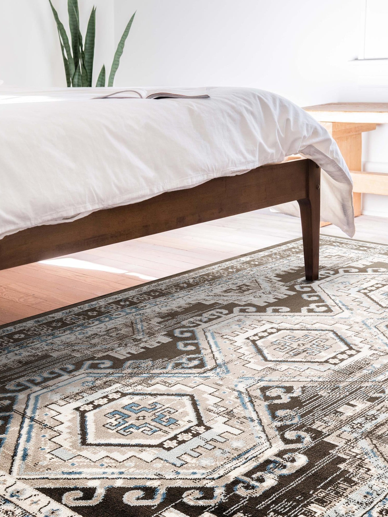 Gray 6' 1 x 9' Charlotte Rectangle Area Rug 100% Polypropylene With Jute Backing Traditional Classical Durable Carpet for Living Dining Office Rooms for Sale at Rug Engine