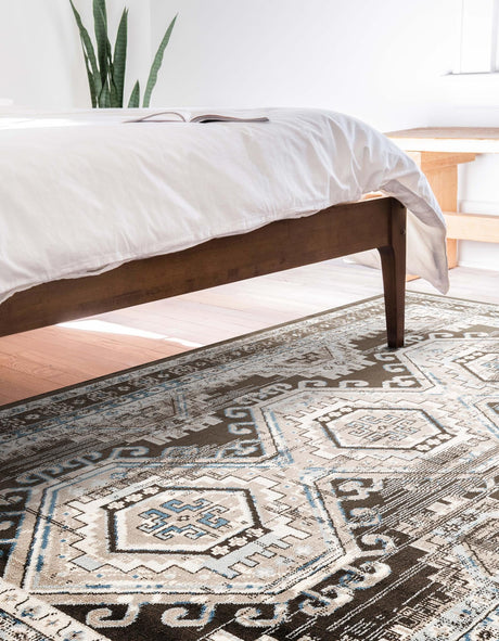Gray 6' 1 x 9' Charlotte Rectangle Area Rug 100% Polypropylene With Jute Backing Traditional Classical Durable Carpet for Living Dining Office Rooms for Sale at Rug Engine