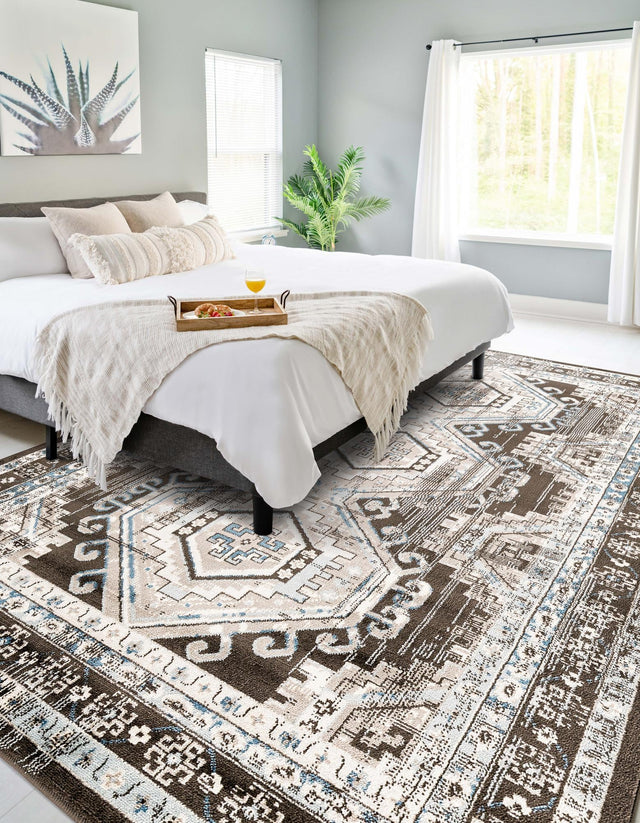 Gray 5' 3 x 8' Charlotte Rectangle Area Rug 100% Polypropylene With Jute Backing Traditional Classical Durable Carpet for Living Dining Office Rooms for Sale at Rug Engine