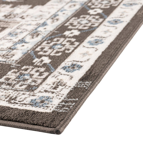 Gray 2' x 3' 1 Charlotte Rectangle Area Rug 100% Polypropylene With Jute Backing Traditional Classical Durable Carpet for Living Dining Office Rooms for Sale at Rug Engine