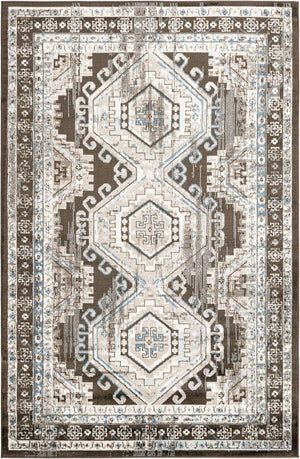 Gray 5' 3 x 8' Charlotte Rectangle Area Rug 100% Polypropylene With Jute Backing Traditional Classical Durable Carpet for Living Dining Office Rooms for Sale at Rug Engine