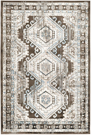 Gray 4' 1 x 6' 1 Charlotte Rectangle Area Rug 100% Polypropylene With Jute Backing Traditional Classical Durable Carpet for Living Dining Office Rooms for Sale at Rug Engine