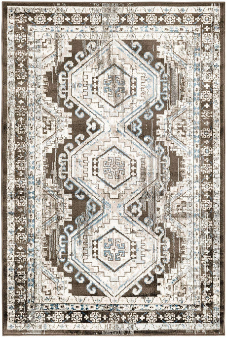 Gray 4' 1 x 6' 1 Charlotte Rectangle Area Rug 100% Polypropylene With Jute Backing Traditional Classical Durable Carpet for Living Dining Office Rooms for Sale at Rug Engine