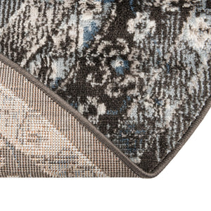 Gray 7' 10 x 10' Charlotte Oval Area Rug 100% Polypropylene With Jute Backing Traditional Classical Durable Carpet for Living Dining Office Rooms for Sale at Rug Engine