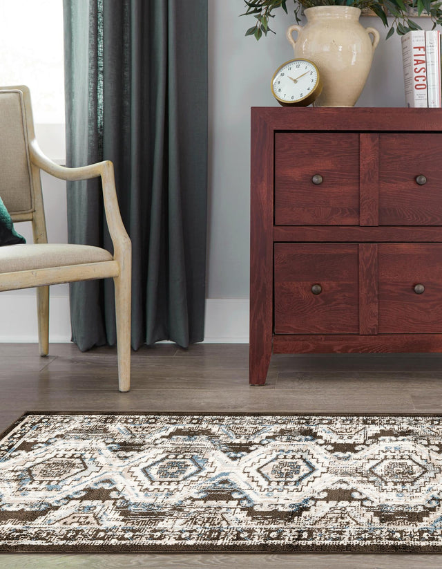 Gray 3' 1 x 13' 1 Charlotte Runner Area Rug 100% Polypropylene With Jute Backing Traditional Classical Durable Carpet for Living Dining Office Rooms for Sale at Rug Engine