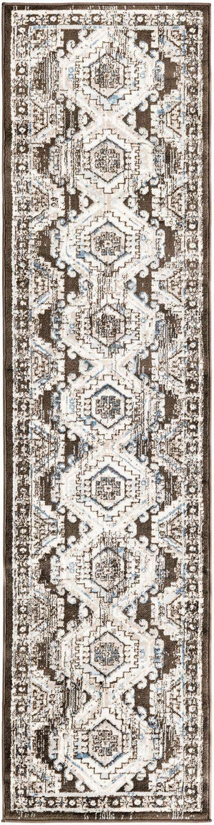 Gray 2' x 8' Charlotte Runner Area Rug 100% Polypropylene With Jute Backing Traditional Classical Durable Carpet for Living Dining Office Rooms for Sale at Rug Engine