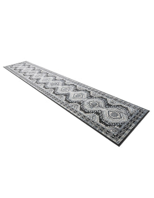 Gray 3' 1 x 16' 5 Charlotte Runner Area Rug 100% Polypropylene With Jute Backing Traditional Classical Durable Carpet for Living Dining Office Rooms for Sale at Rug Engine