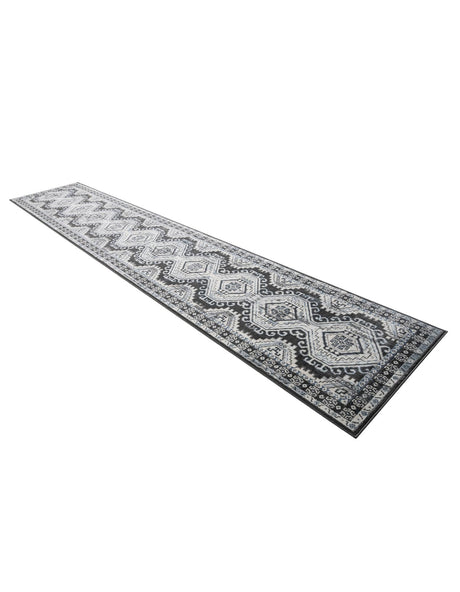 Gray 3' 1 x 16' 5 Charlotte Runner Area Rug 100% Polypropylene With Jute Backing Traditional Classical Durable Carpet for Living Dining Office Rooms for Sale at Rug Engine
